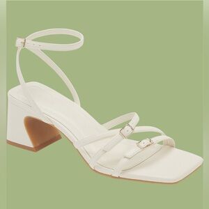 OPEN EDIT Iliana ankle strap sandal white/size 8